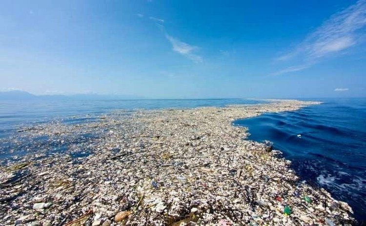 Kemudian ada bencana tempat sampah Pasifik Utara atau Great Pacific Garbage Patch. Bencana ini merupakan banyaknya sampah yang masuk ke laut selama beberapa dekade terakhir. Sampah-sampah tersebut membentang dari pantai California, melintasi Samudra Pasifik ke Jepang. (Dok. Forbes/The Ocean Cleanup)