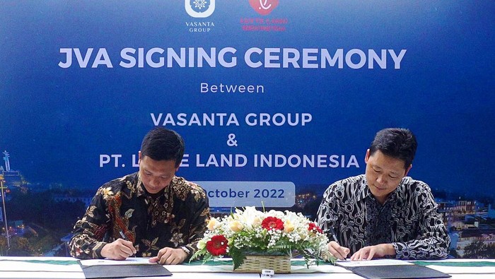 Pusat Perbelanjaan Modern Bakal Ramaikan Kawasan Sawangan Depok Vasanta Group melalui unit usahanya Pt Pakuan Tbk kembali menggandeng partner raksasa Korea, Lotte Land Indonesia untuk bersama sama membangun project Vasanta Eco Town di Sawangan, Depok.