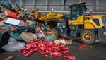 Wow! China Musnahkan Rokok Selundupan Senilai Rp 215,3 M