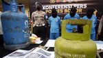 Polres Bogor Bongkar Kasus Pengoplosan Gas Elpiji