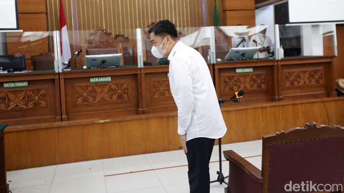 AKBP Arif Rachman Arifin menjalani sidang eksepsi di PN Jaksel, Jumat (28/10/2022). Sebelumnya, ia didakwa merintangi penyidikan kasus pembunuhan Brigadir Yosua Hutabarat.