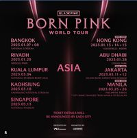 Setlist/Daftar Lagu BLACKPINK Di Konser Born Pink World Tour