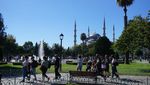 Potret Syahdu Masjid Biru yang Hanya Bisa Dipandang dari Kejauhan