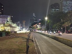 Aksi BEM SI di Patung Kuda Bubar, Lalin Kembali Dibuka
