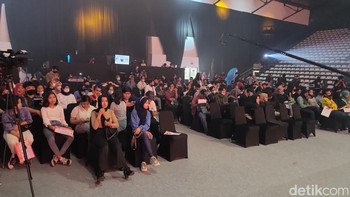 Pengunjung berkesempatan voting kandidat terbaik dari 20 kategori nominasi DG Awards 2022. Foto: (Panji Saputro/detikINET).