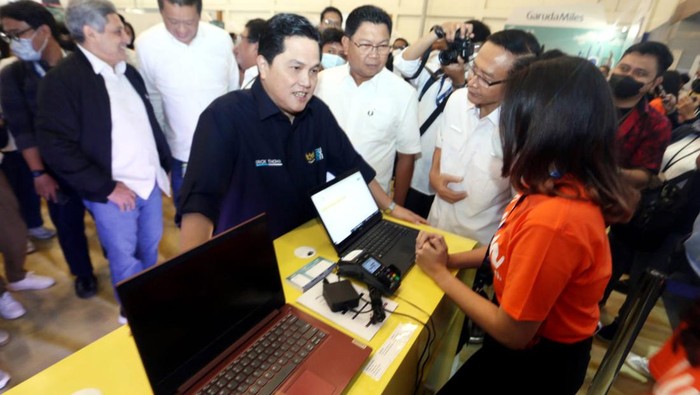 Garuda Indonesia Travel Fair Garuda Indonesia Travel Fair (GATF) 2022 resmi digelar di ICE BSD, Tangerang, Jumat (28/10). Dalam gelaran ini Garuda memberikan tiket murah pulang dan pergi hingga diskon yang cukup besar.