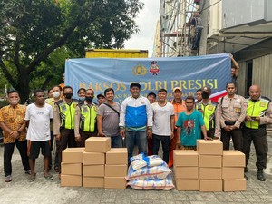 Gelar Baksos Presisi, Polri Gandeng Mahasiswa-OKP Bagikan 1.800 Sembako