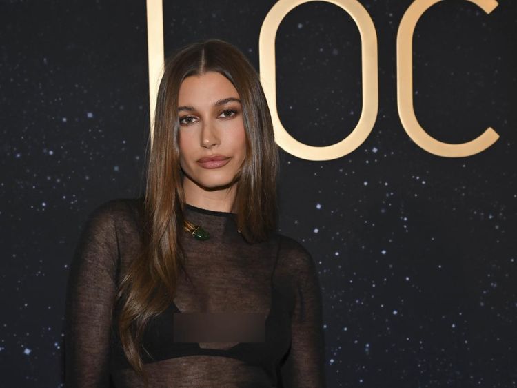 Naked Dress Hailey Bieber