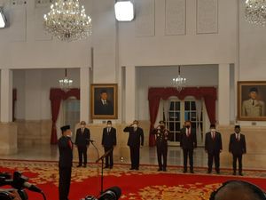 Momen Presiden Jokowi Lantik Johanis Tanak Jadi Wakil Ketua KPK