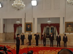 Momen Presiden Jokowi Lantik Johanis Tanak Jadi Wakil Ketua KPK
