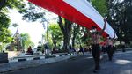 Kirab Bendera Merah Putih Sepanjang 1.000 Meter Peringati Sumpah Pemuda