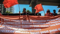 Aksi tersebut berlangsung tertib.