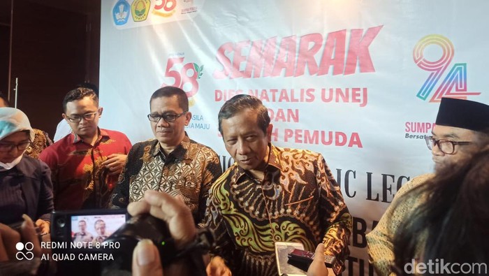 Menko Polhukam Mahfud Md di Unej