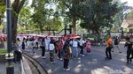 Potret Pengibaran Bendera Merah Putih 1.000 Meter di Salatiga