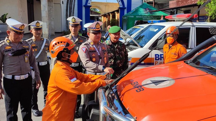 Polri, TNI dan BPBD Kota Kediri
