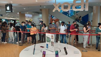 Suasana serupa terlihat di iBox Kelapa Gading. Foto: dok Erajaya  