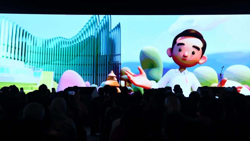 Presiden Jokowi meluncurkan platform digital lokal, Jagat Nusantara. Acara itu turut menampilkan video avatar Jokowi mengajak pemuda dan pemudi untuk membangun IKN.