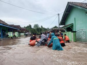 Banjir Lampung Selatan Meluas ke 5 Kecamatan, 1.678 Rumah Terendam
