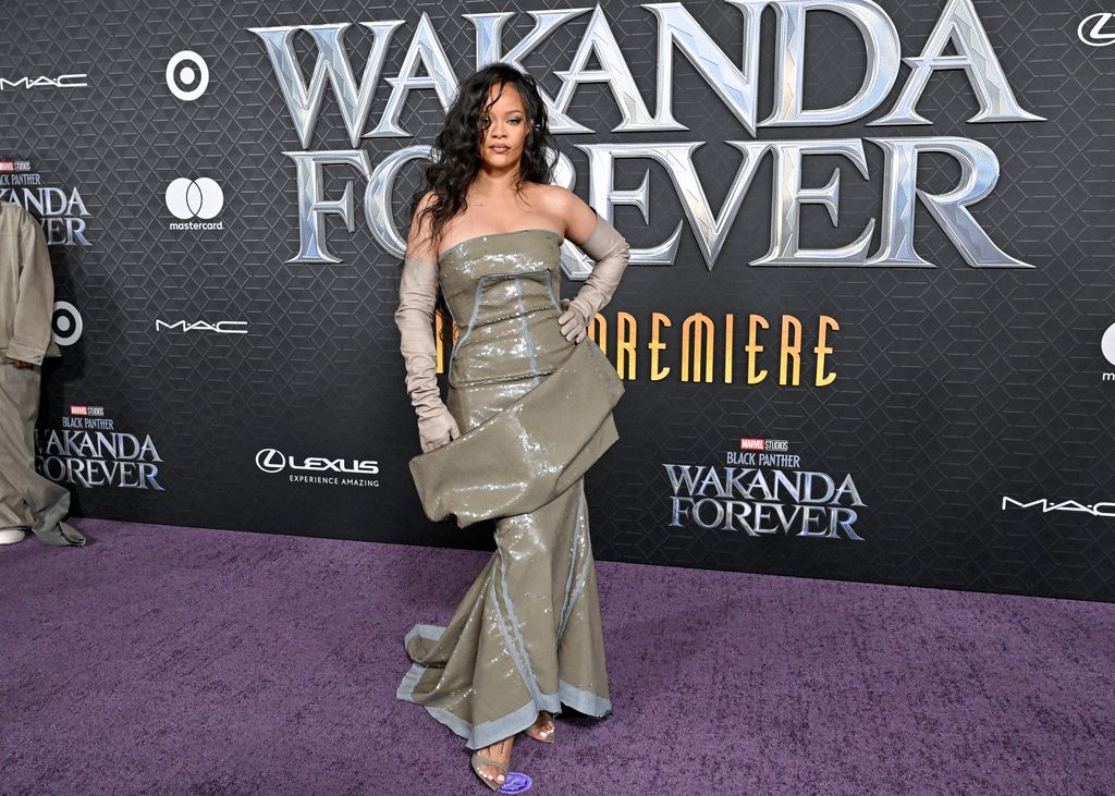 HOLLYWOOD, CALIFORNIA - OCTOBER 26: Rihanna attends Marvel Studios' 