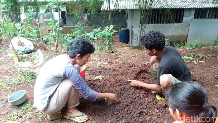 Salah satu aktivitas di sekolah alam Wangsakerta Cirebon