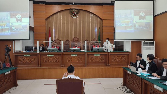 Sidang eksepsi AKBP Arif Rachman (Wilda-detikcom)