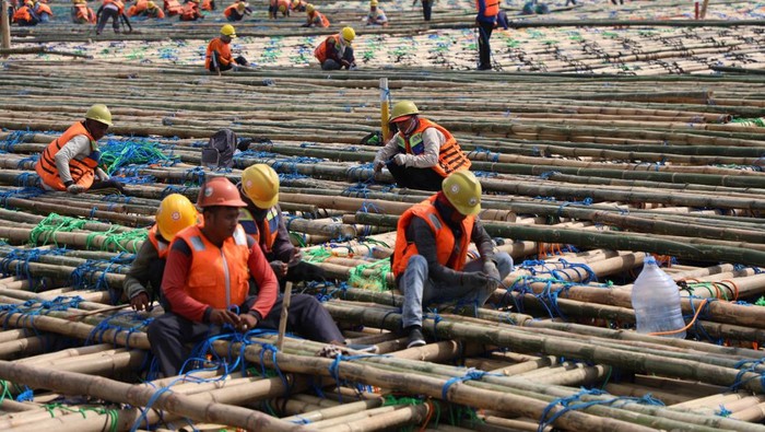 Tol Semarang-Demak dibangun Menggunakan Material Bambu