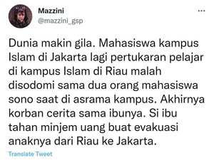 Begini Langkah UIR Respons Dugaan Mahasiswa Asal Jakarta Disodomi di Asrama