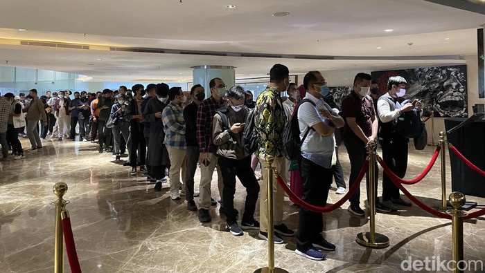 Acara #DemiIndonesia digelar perdana hari ini di Ciputra Artpreneur Theatre Jakarta. Para peserta tampak antusias datang. (Silvia Ng/detikcom)