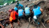 Pada Sabtu pagi, jumlah korban tewas telah meningkat menjadi 45 orang.
