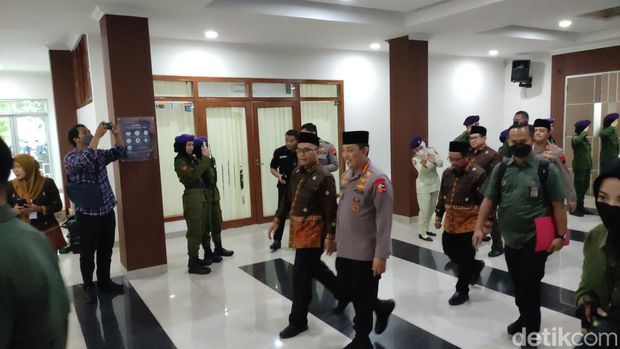 Kapolri Jendral Listyo Sigit Prabowo di UIN Walisongo Semarang, Sabtu (29/10/2022)