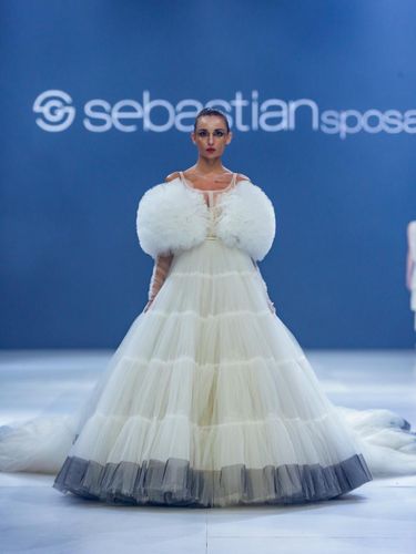 OCTOBER 28: Designer seen at the runway of Intercontinental Wedding presents 'Moonlight Whispers' during Jakarta Fashion Week 2023 in City Hall – Pondok Indah Mall 3, Jakarta.
