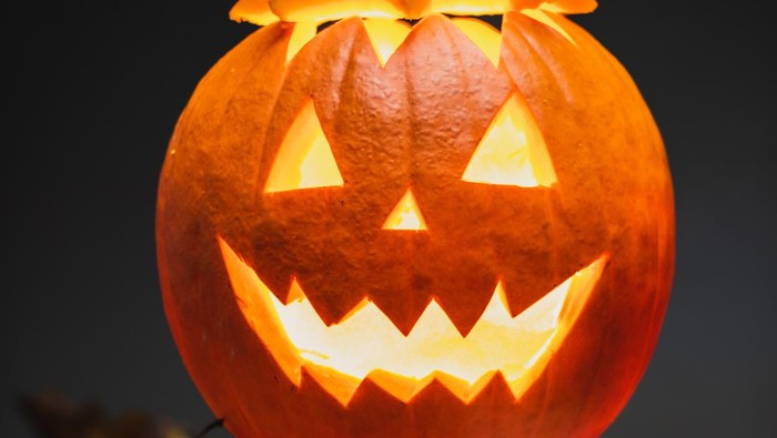 Labu identik dengan Hari Halloween.
