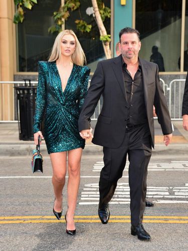 LOS ANGELES, CA - JULY 19: Lala Kent and Randall Emmett are seen arriving at the 'Midnight In The Switchgrass' Special Screening at Regal Theatre on July 19, 2021 in Los Angeles, California.  (Photo by JOCE/Bauer-Griffin/GC Images)