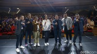 Momen itu terjadi usai mereka menjadi pembicara gerakan #DemiIndonesia di Ciputra Artpreneur, Kuningan, Jakarta Selatan (Jaksel), Sabtu (29/10/2022).