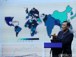 Luhut Pamer Inflasi RI Terendah Sepanjang Sejarah ke Media AS