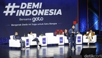 Menkeu Sri Mulyani, Menteri BUMN Erick Thohir, Menkes Budi Gunadi Sadikin dan Wakil Ketua DPR RI Muhaimin Iskandar manjadi pembicara dalam diskusi tersebut.