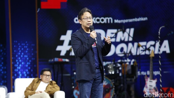 Menkeu Sri Mulyani, Menteri BUMN Erick Thohir, Menkes Budi Gunadi Sadikin dan Wakil Ketua DPR RI Muhaimin Iskandar jadi pembicara di #DemiIndonesia. Begini momennya.