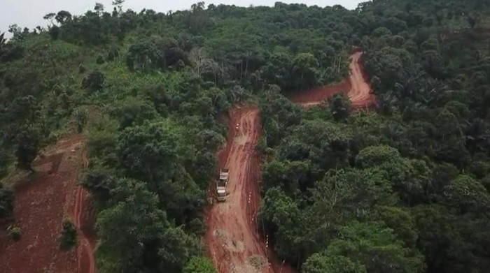 Pembangunan jalan penghubung Cigudeg-Rumpin, Kabupaten Bogor (dok istimewa)