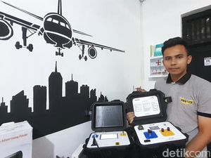 Keren! Pemuda Sumedang Bikin Alat Tes Keamanan Pesawat Terbang
