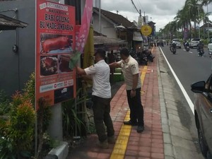 Viral Spanduk Babi Guling Ditertibkan Jelang G20, Begini Kata Satpol PP