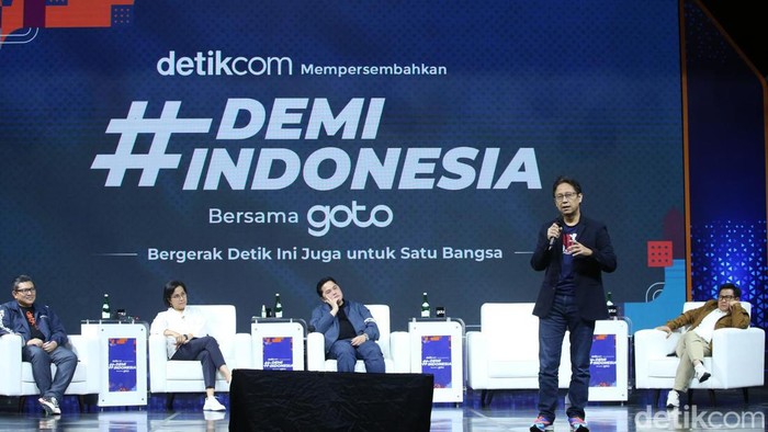 Menteri Kesehatan Budi Gunadi Sadikin menghadiri acara gerakan #DemiIndonesia di Jakarta, Sabtu (29/10/2022). Menkes minta warga mementingkan kesehatan.