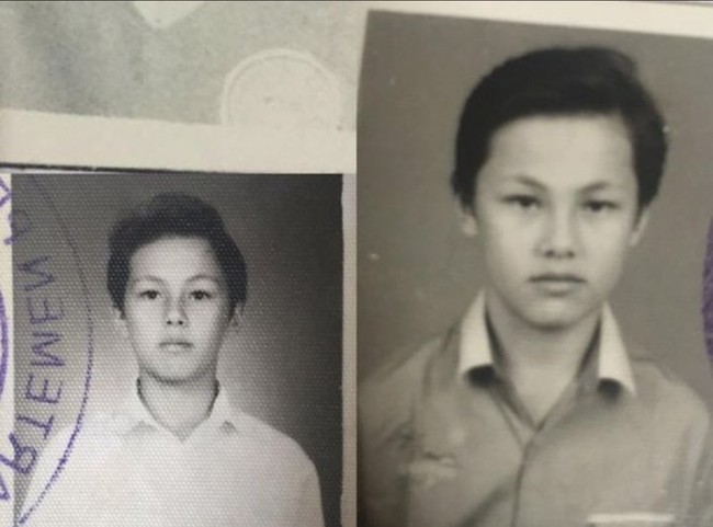 Meskipun tak punya darah blasteran, Andhika Pratama punya paras tampan bak bule sejak kecil. Aura bintangnya diwariskan kepada anak pertamanya dengan Ussy Sulistiawaty, Shakeela Eleanor Ameera. Foto: Instagram