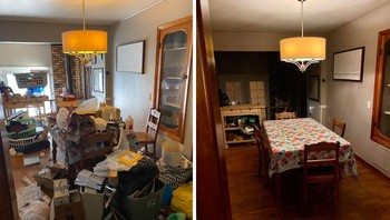 Jadi mau tahu alasannya menaruh banyak barang di atas meja makan. Foto: (Bored Panda).