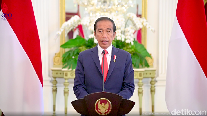 Presiden Jokowi memberi sambutan dalam Kick Off Gerakan #DemiIndonesia (dok BPMI Setpres)