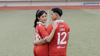 Prewedding Kaesang Pangarep dan Erina Gudono di Stadion Manahan Solo