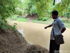 Bocah 10 Tahun Hilang Terseret Arus Sungai Keyang Ponorogo