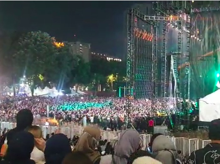 Festival Berdendang Bergoyang di Istora Senayan, Jakpus, Sabtu (29/10/2022).
