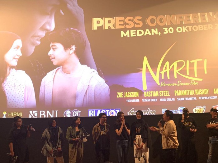 Suasana gala premiere Nariti di Kota Medan, Minggu (30/10/20222). Kartika Sari/detikSumut