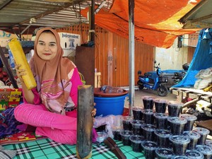 Gurihnya Timbu; Kuliner Nasi Bambu Bakar Khas Dombu NTB