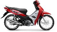 Motor serba ekonomis, termasuk penggunaan rem tromol depan dan belakang. Peleknya pun masih jari-jari. Foto: Honda Vietnam